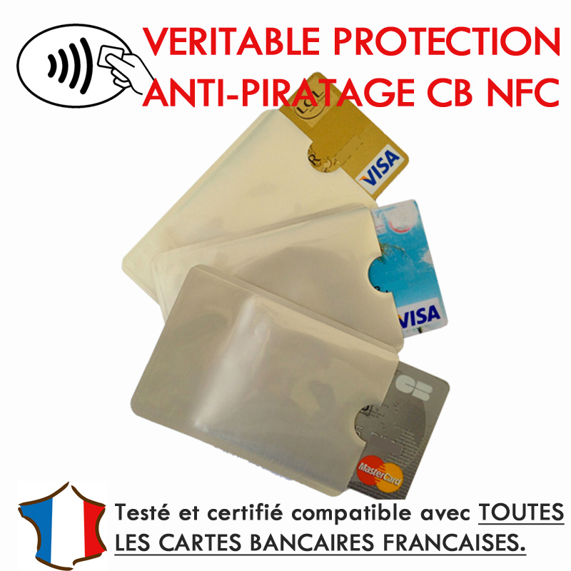 Protection carte bancaire sans contact. ANTI PIRATAGE - DISCOUNT